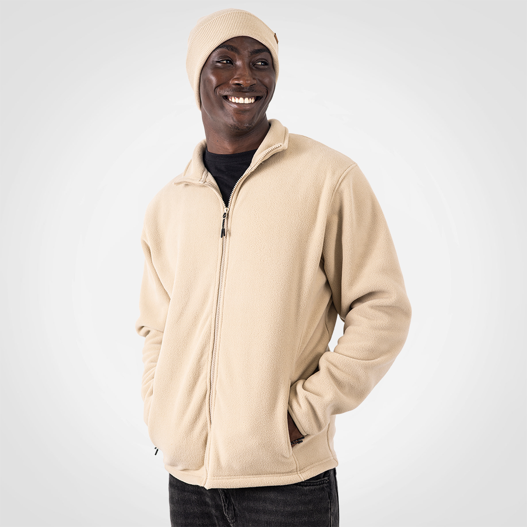 Sabi Microfleece Jacket blank ready for DTF branding
