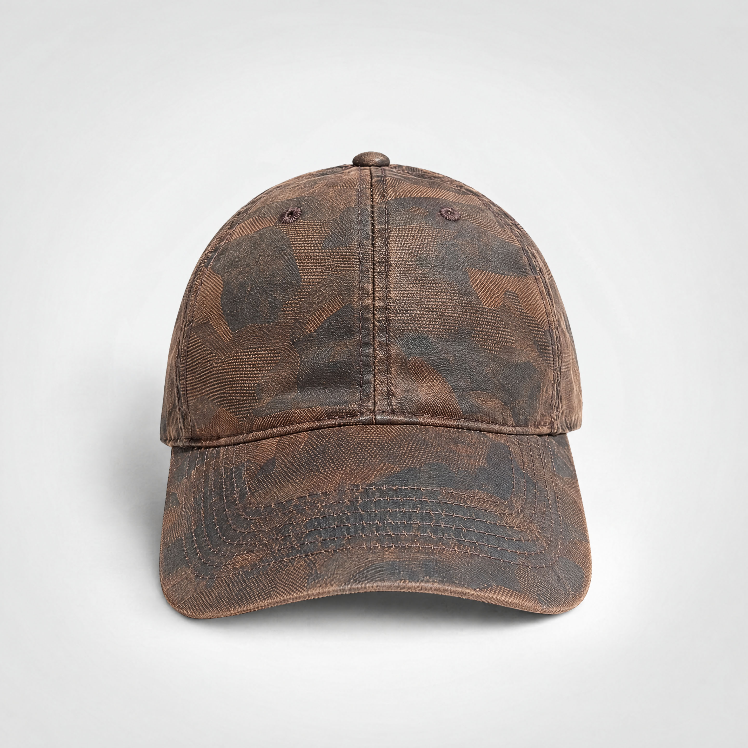 Oilskin Camo Cap