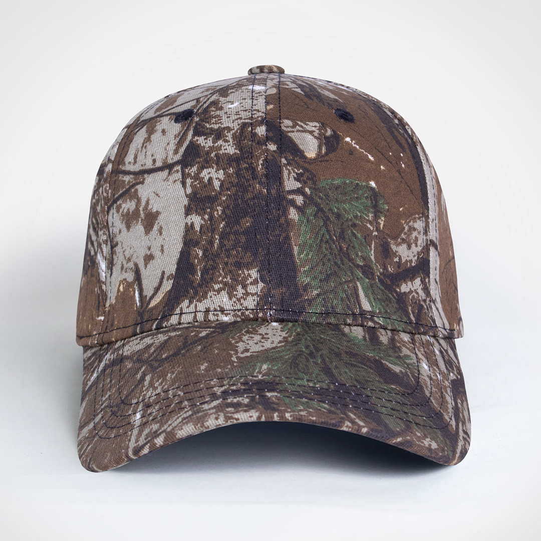 6 P Leaflock Camo Cap