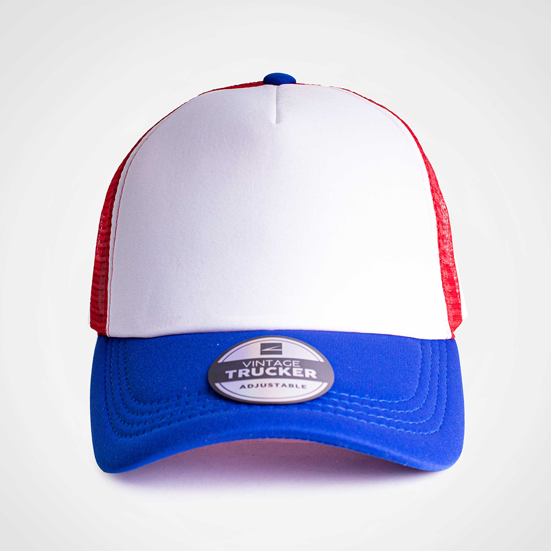 Vintage Trucker Three Tone Cap
