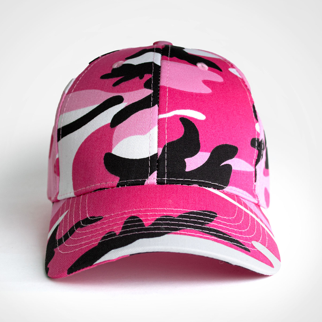 Basic 6 Panel Camo Cap