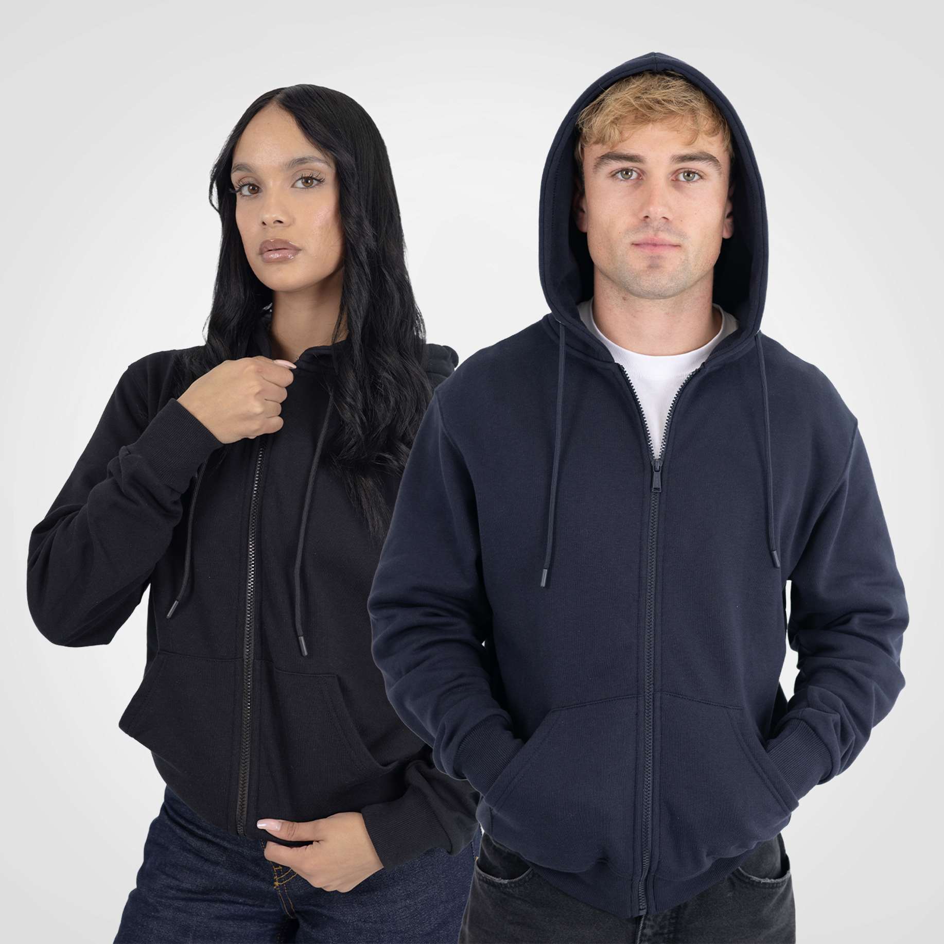 Brooklyn Zipped Hoodie