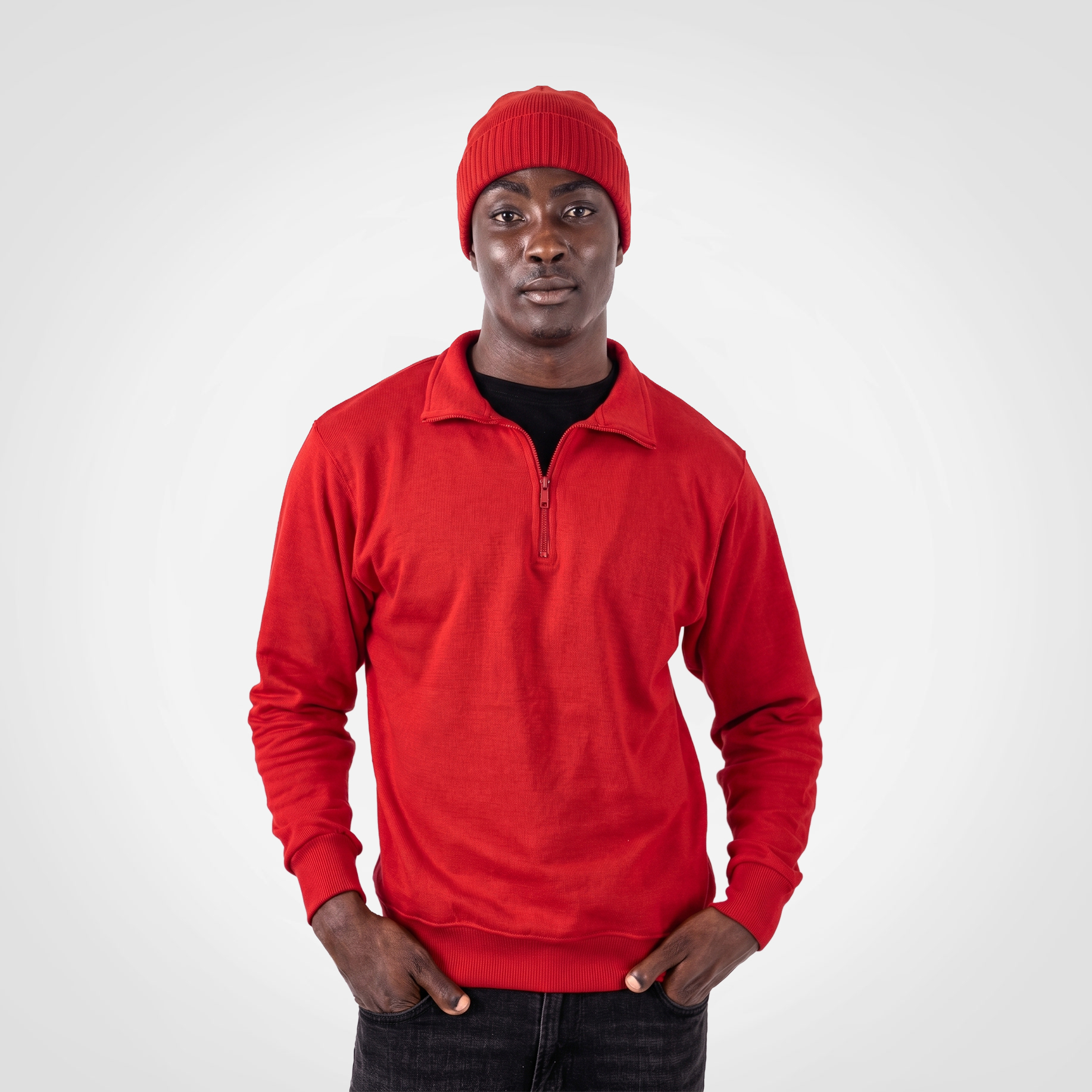 FWRD Quarter Zip Sweater