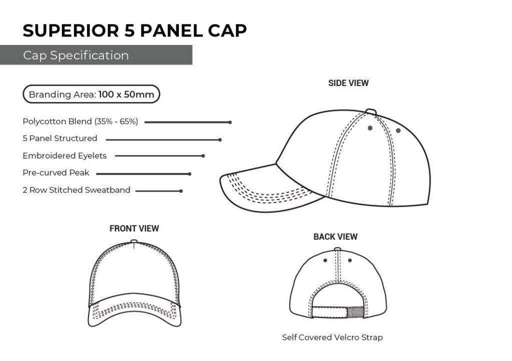 Superior 5 Panel Cap – Captivity